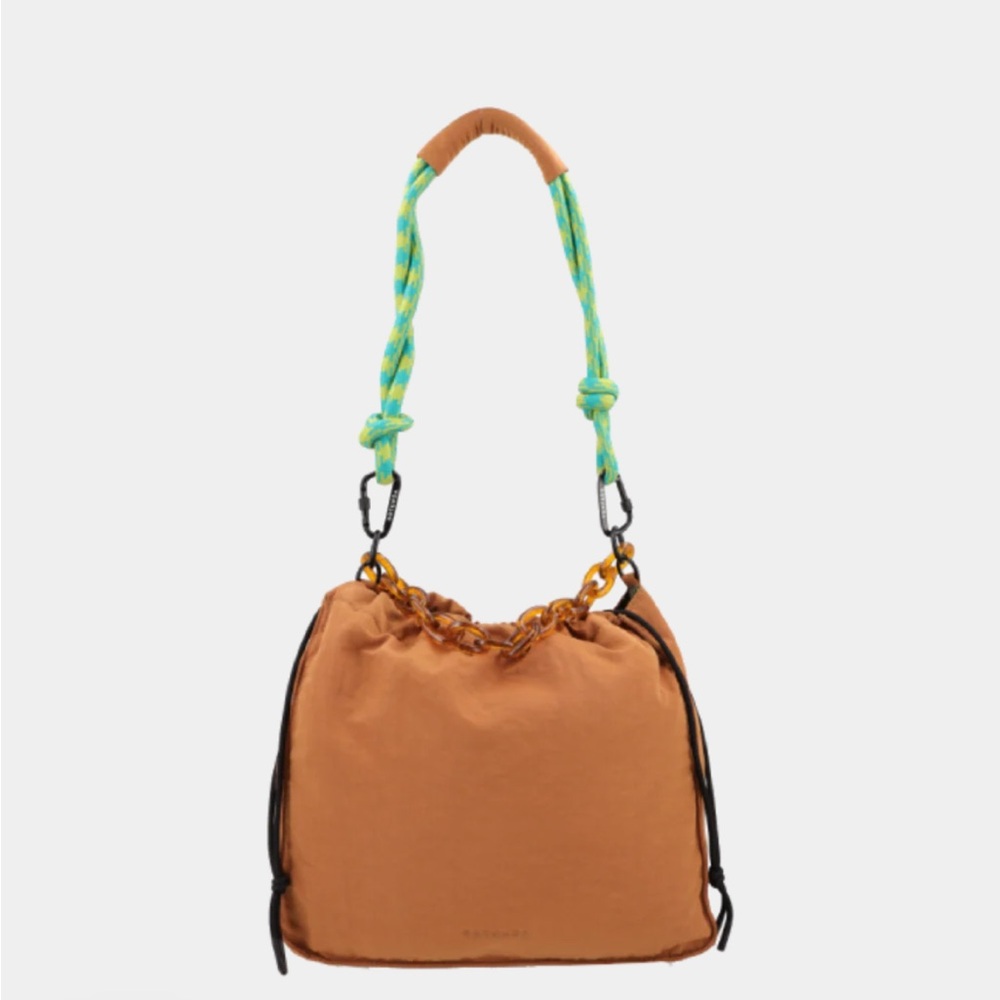 NWT! Rotunda Sant Hobo Shoulder Bag in Camel